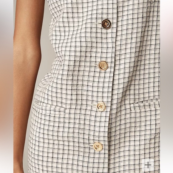 NWT J. Crew Claudia 100% Linen Dress XXS - Picture 2 of 5